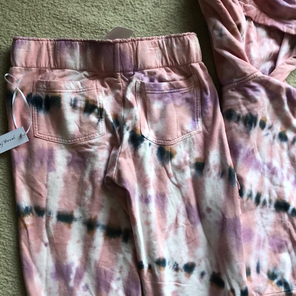 NWT Young Fabulous & Broke Tie Dye Hoodie - Picture 7 of 7